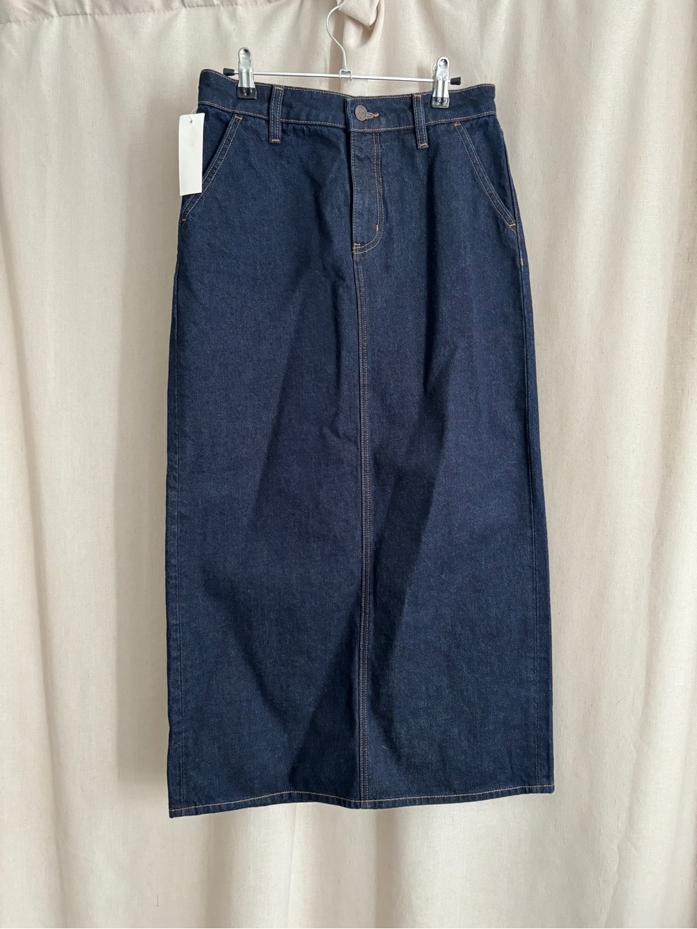 Wilfred Midi Denim Skirt — Size 26 NWT